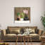 1JT6249 Floral Setting On White Marble II by Jenny Thomlinson - Wrapped Canvas Print-1171272969