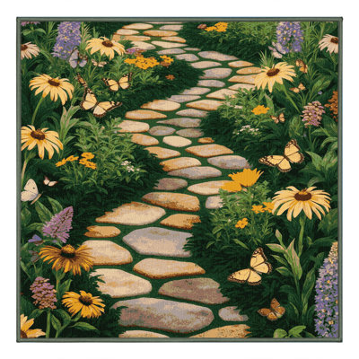 Tapis vert lavable à la machine