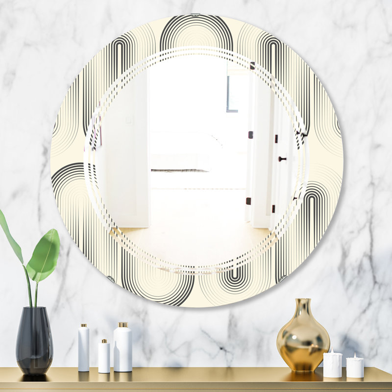 Miroir mural Triple C Curved Minimal, 31,5 po x 31,5 po