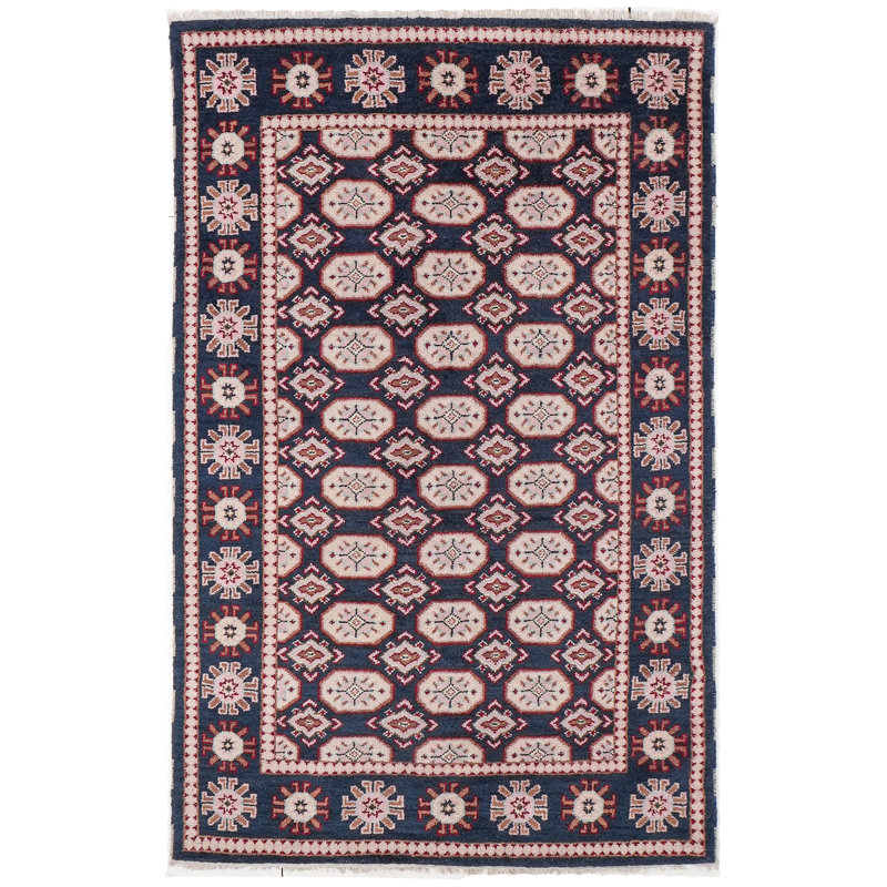 Tapis d'intérieur rectangulaire noir fait à la main en soie noire 100% soie, Rectangle de 5 pi x 8 pi
