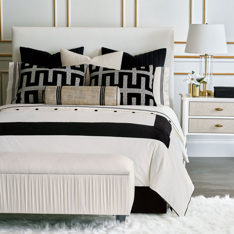 Dominique Duvet Cover, Queen Duvet + 5 Additional Pieces