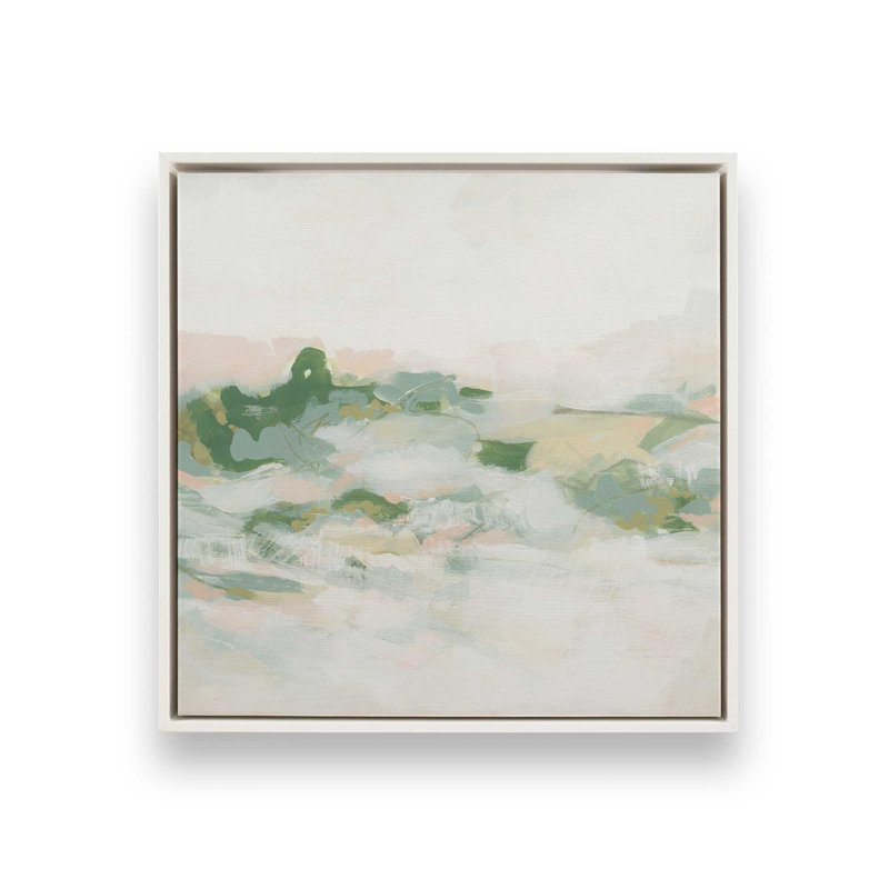 «Pastel Wilderness I», reproduction sur toile, H 32,75 po x l 32,75 po, Blanc opaque