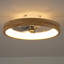 Ventilateurs de plafond de 20 po avec lumières et télécommande, ventilateur DEL encastré moderne à intensité variable 3000-6500K, 6 vitesses, moteur à courant continu silencieux pour le salon, la chambre à coucher, la cuisine - bois et blanc mat