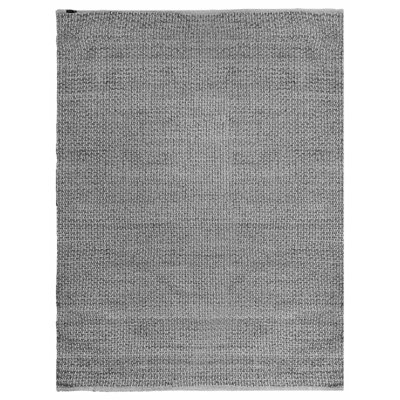 Rushni Hand Loomed Area Rug in Cement/Silver