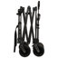 Chariot pliant pliable extra long de 300 L et 49 po avec hayon arrière, grandes roues de 7 po x 4 po tout-terrain, chariot de plage Chariot de plage pliable robuste de 400 lb pour le camping de sports de jardin