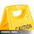 VEVOR 6 Pack Caution Wet Floor Signs Double Sided Caution Sign