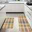Motif écossais, tapis de cuisine antidérapants 2 pièces