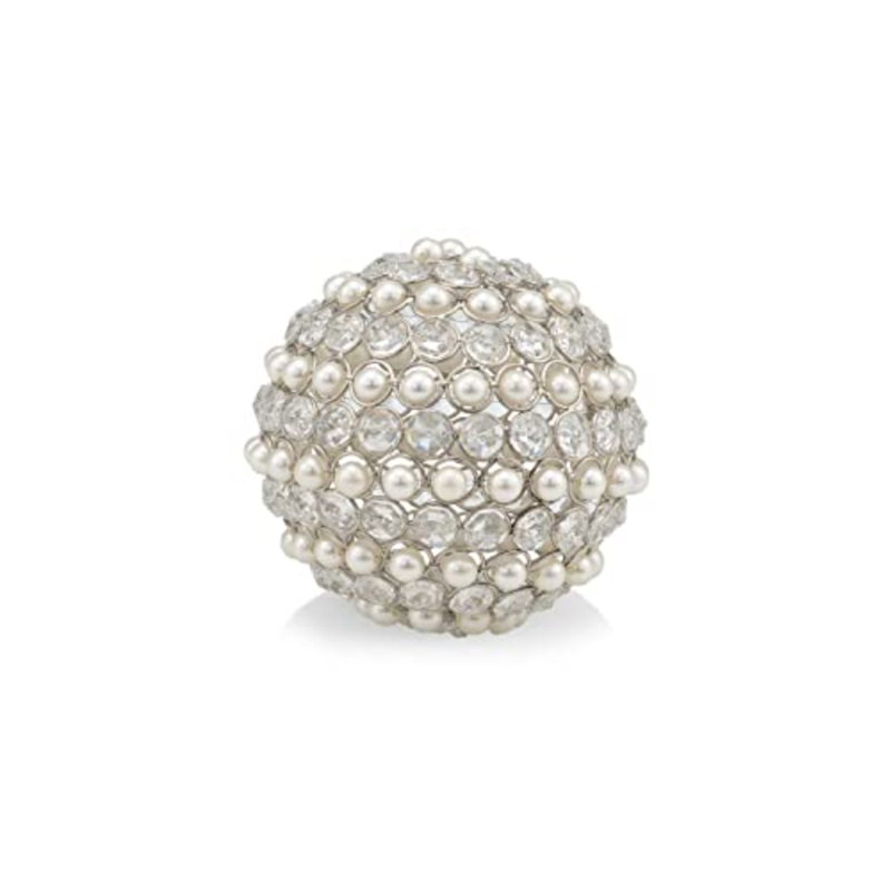 Facetas Perla Cristal et perles sphères, H 5 po x l 5 po x P 5 po