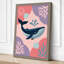 Whale in Depth Coastal - Wrapped Canvas-734855845-734855859