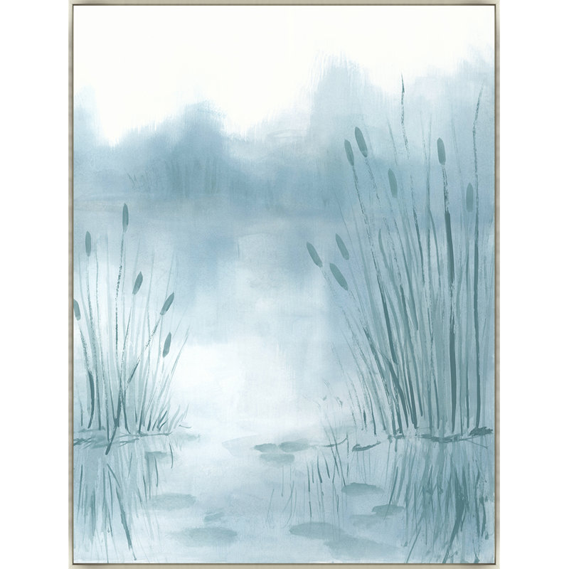 Quiet Pond II Painting by Ryan Browns