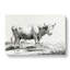 Curious Cow by Jean Bernard - Wrapped Canvas Print-55342789