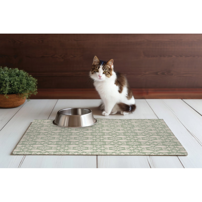 Napperon pour animal de compagnie Kitty, H 0,01 po x l 12 po x P 16 po, Vert