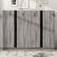 Lit escamotable pleine grandeur avec armoire pliante, sans sommier tapissier, gris