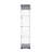 Two Door Glass Cabinet Glass Display Cabinet With 4 Shelves, Black