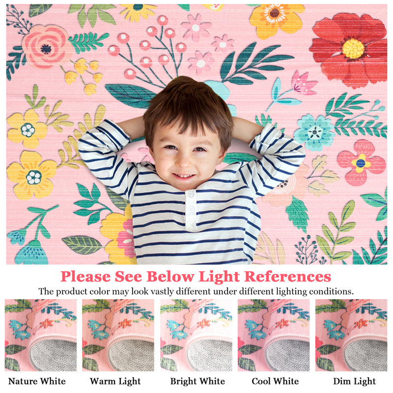 Area Rugs Machine Washable Area Rug Vintage Non Slip Rug Foldable Stain Resistant Boho Carpet for Bedroom Home Office Kids Room