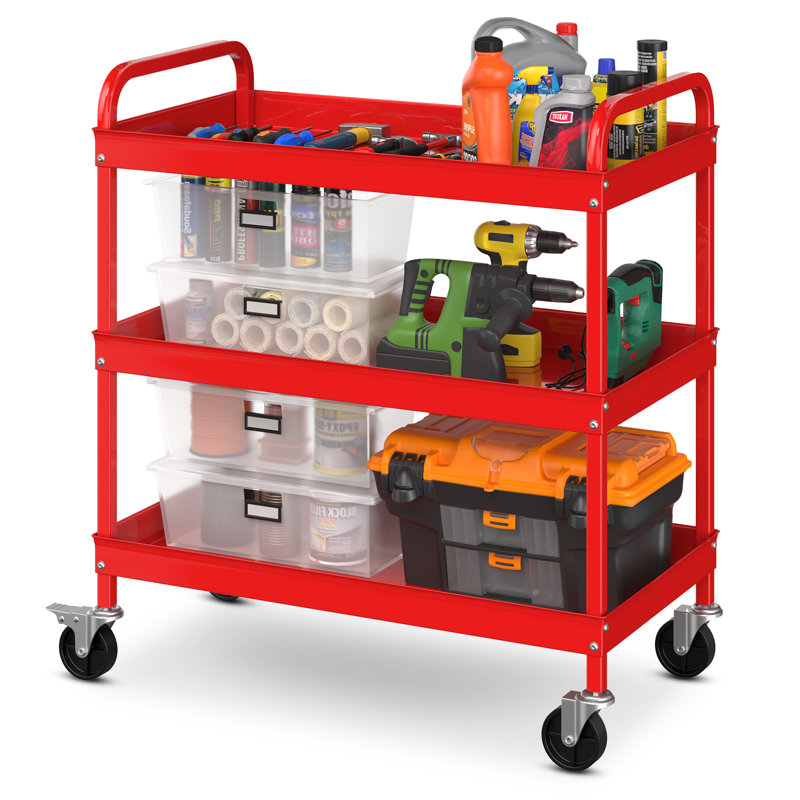78cm H x 71cm W Utility Cart with Wheels