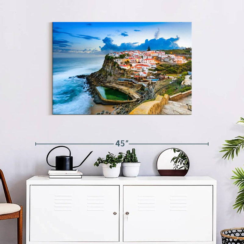 Nicci Azenhas Do Mar Seascape, 24" H x 36" W
