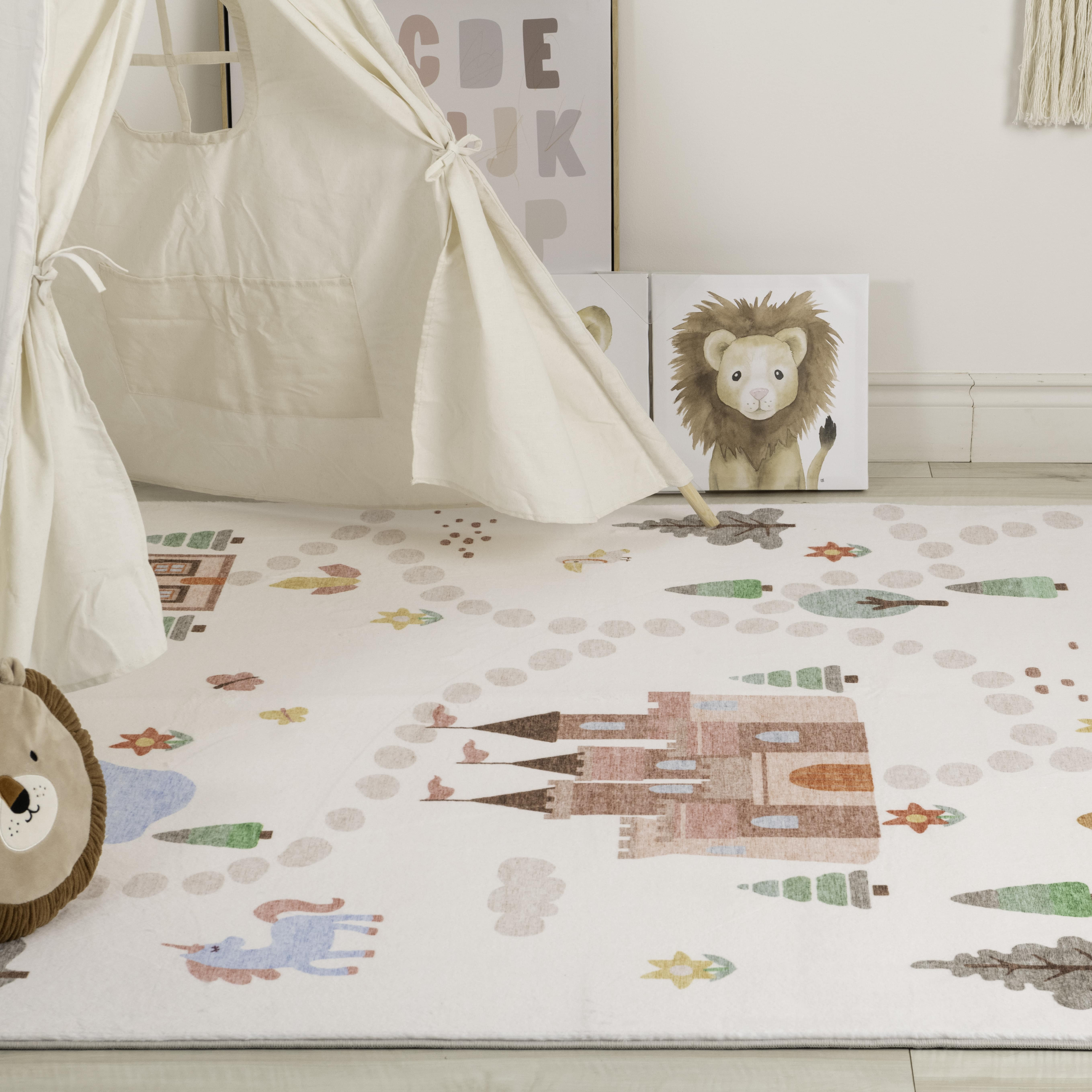 Jenks Area Rug Trinx Rectangle Juha Area Rug with Non-Slip Backing | Wayfair