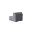 Gatsby Patio Chair Armless Section with Cushion-42567126