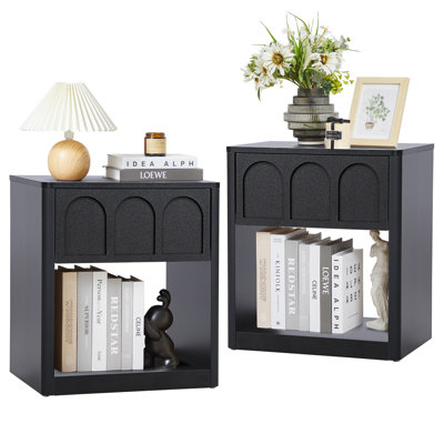 19.69'' W 1 Drawer Nightstand