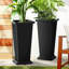 Jardinière haute avec trous de drainage (ensemble de 2) pour une utilisation intérieure / extérieure-385649045