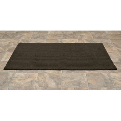 Viridian Nylon Bath Rug with Non-Slip Backing