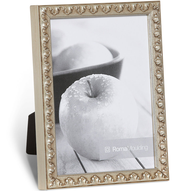 Cadre photo Vintage, Feuille d'argent, 8" x 10"