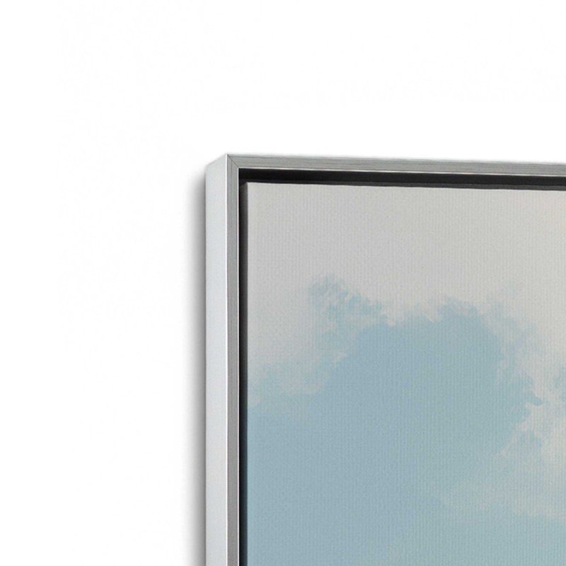 Carousel Dreams In The Sky sur toile, Polished Chrome Floater Framed, H 32,75 po x l 48,75 po