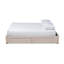 Lit plateforme tapissier avec rangement à profil bas Hewson-440937136-440937137