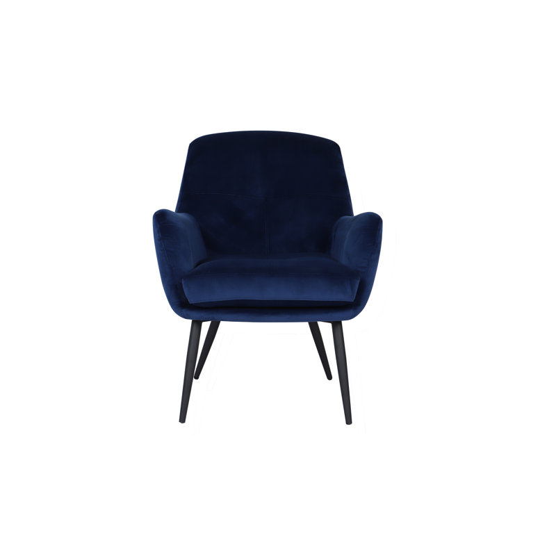 Upholstered Side Chair, Blue