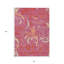 Tapis lavable intérieur / extérieur orange floral 8 pi x 10 pi
