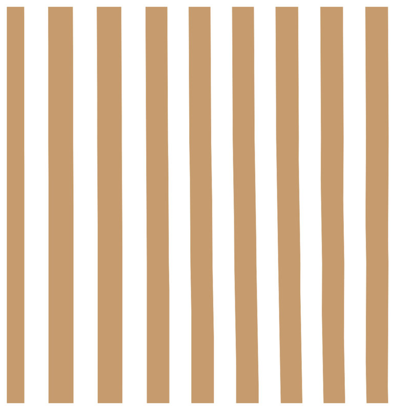 Beige Vertical Stripes Bath Mat, 24in W x 17in L