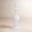 Bougeoir de table en verre