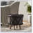 Rectangle Upholstered Wool Ottoman