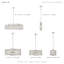 Lustre tambour Spoutnik à 4 lumières Emilia-256007021