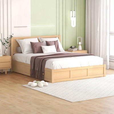 Monterrio Platform Bed with Underneath Storage and 2 Drawers