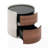 Retro Double Storage Round Side Table