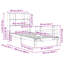 Daryanani Solid Wood Bed-341036279-341036225
