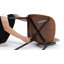 Chaises de salle à manger rembourrées en cuir de polyuréthane, chaises d'appoint pour salles à manger, cuisines et salons-109327964