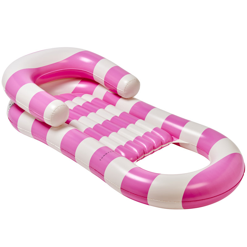 Laze & Lounge: Zest - Rayures magenta, Rose