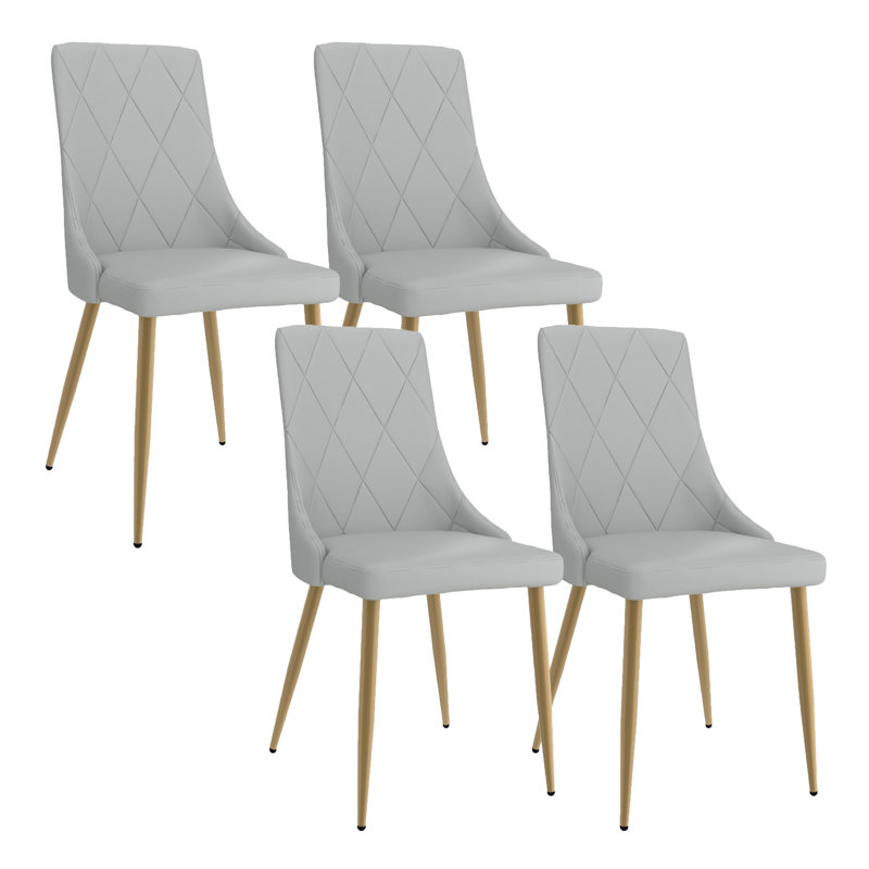 Chaise d'appoint Aticus, Gris clair, 4