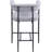Malin Upholstered Counter Stool with Metal Frame-521541515