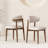 4 - Person White Rectangular Solid Wood Sintered Stone Tabletop Dining Table Set-1729502921