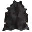 Tapis de zone noire 6 pi x 7 pi vache Bellago