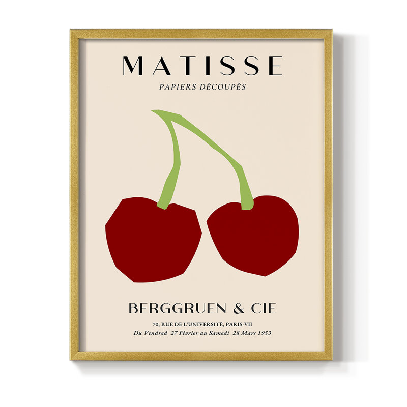 Matisse CLI Framed Print - Solid Wood