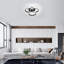 Aimes Acrylic LED Semi Flush Mount