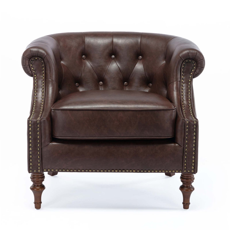 Button Tufted Accent Chair