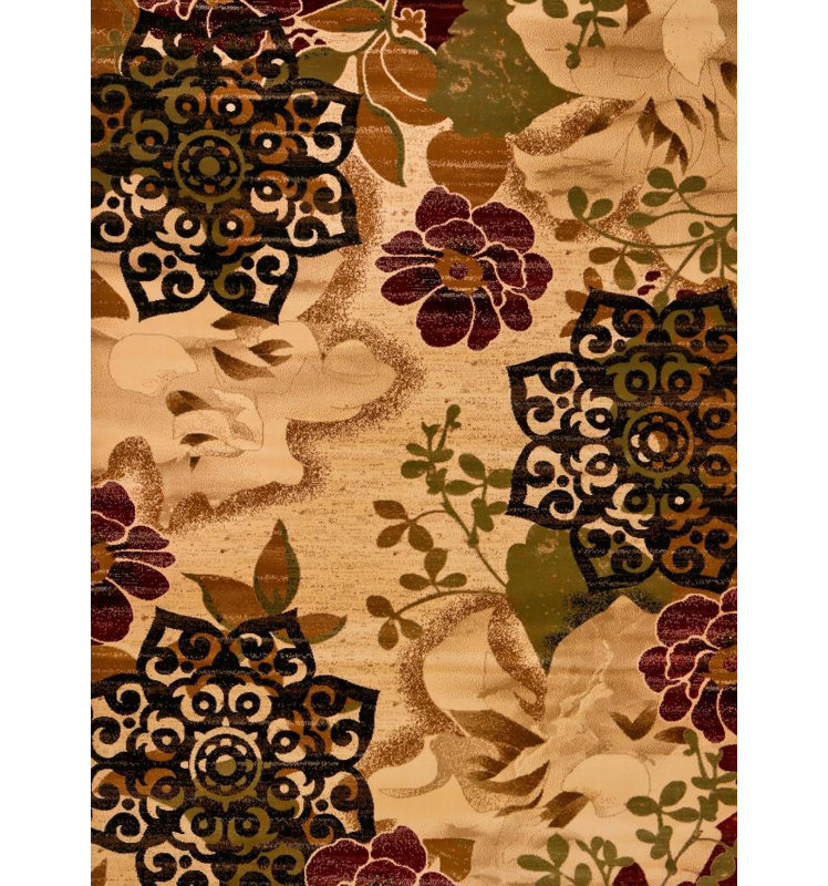 Tapis intérieur / extérieur beige Murphysboro, 8 pi x 10 pi