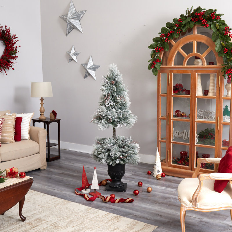 60' H Lighted Artificial Christmas Tree