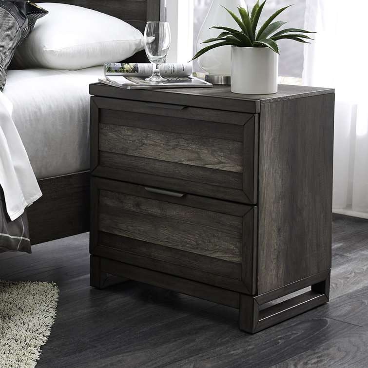 Laterrence Panel Bed and Nightstand